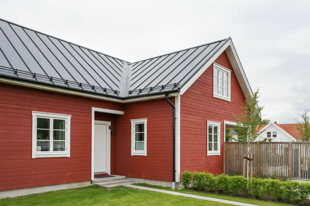 renovering av takfot och byte av vindskivor i riksten tullinge