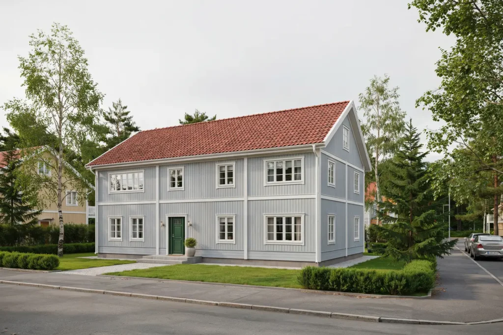oml ggning av tegeltak p villa i riksten tullinge